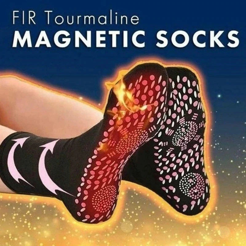 Winter Self-Heating Health Care Socks Women Ski Sports Self Heated Massage Man Short Sock Magnetic Therapy Comfortable Warm Sox