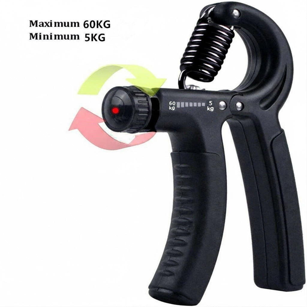 Hand Grip Adjustable Trainer Gripper Strengthener Gym Strength Exerciser Adjustable Heavy Gripper Fitness Hand Exerciser Grip Wrist Training Increase Strength Spring Finger Pinch Carpal Expander
