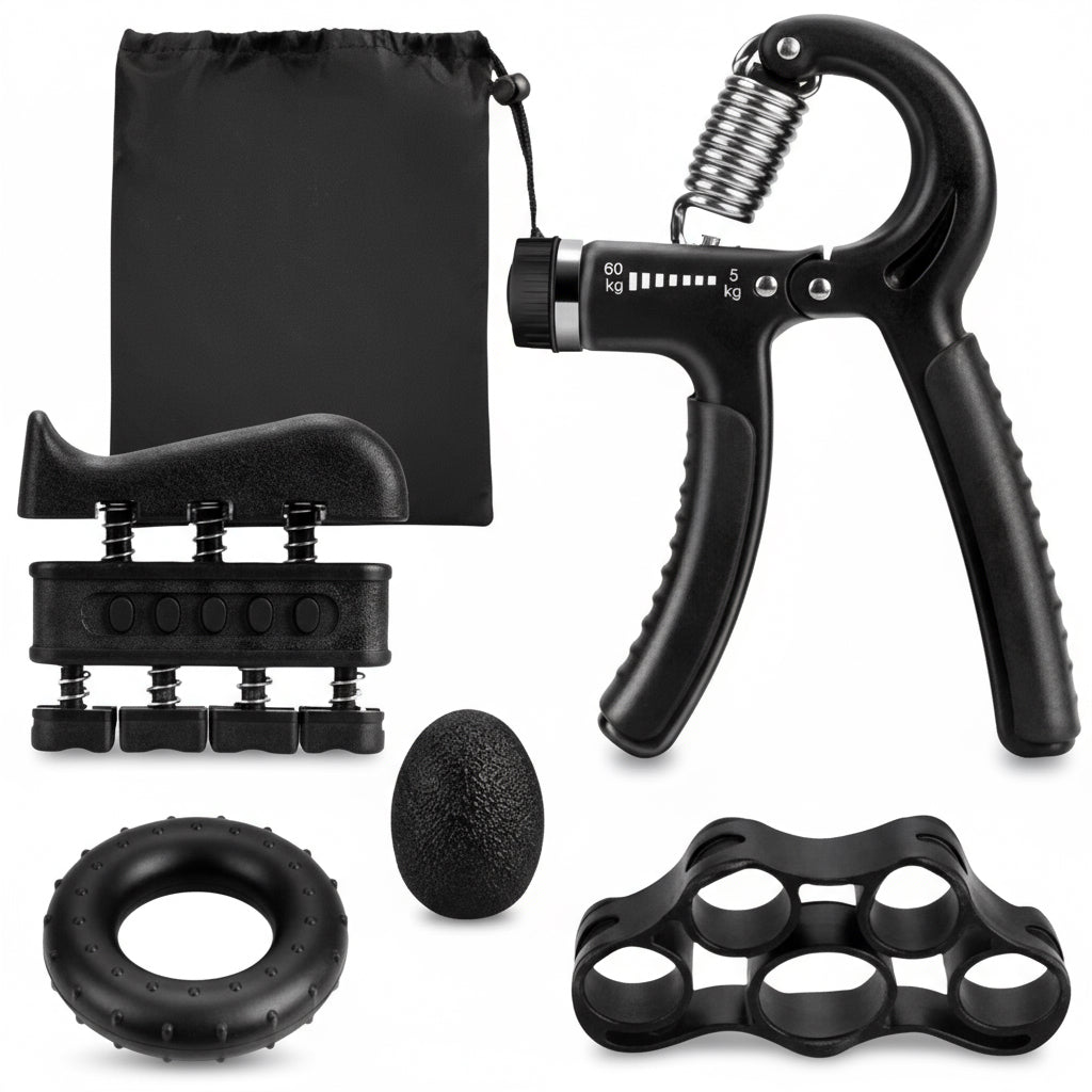 Hand Grip Adjustable Trainer Gripper Strengthener Gym Strength Exerciser Adjustable Heavy Gripper Fitness Hand Exerciser Grip Wrist Training Increase Strength Spring Finger Pinch Carpal Expander