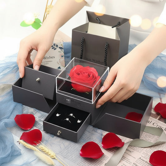 Fleur Éternelle – Cadeau de Saint-Valentin 🌹