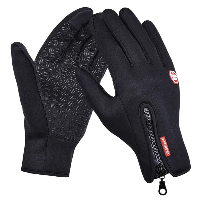 Heated Winter Gloves Touch Screen Riding Motorcycle Sliding Waterproof Sports Gloves with Fleece